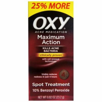 4 Pack - OXY Acne Medication Maximum Action Spot Treatment 0.82 oz