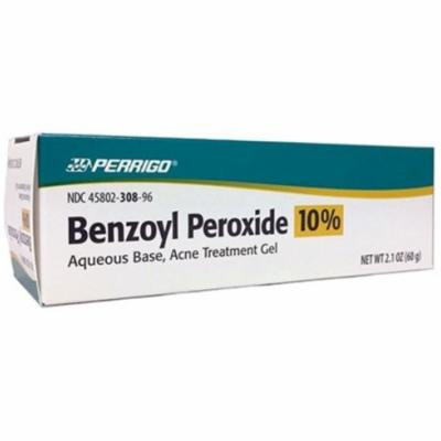 6 Pack - Perrigo 10 % Benzoyl Peroxide Acne Treatment Gel 2.1 oz