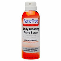 Acnefree Clear Skin Treatments Body Clearing Acne Spray - 5 Oz, 3 Pack