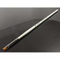 Ginza Angular Nail Art Brush with White Wooden Handle - H13