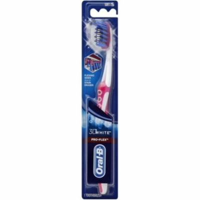 6 Pack - Oral-B 3D White Pro-Flex Toothbrush, Soft, Full Head 1 ea