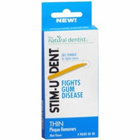 4 Pack - Stim-U-Dent Plaque Removers Thin Mint 160 Each