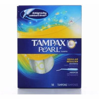 2 Pack - Tampax Plastic Unscented Tampons, Regular Absorbency 18 ea