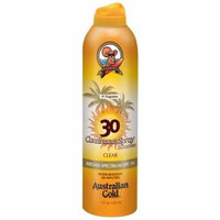 4 Pack - Australian Gold Gold Continuous Spray, SPF 30, Clear 6 oz