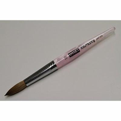 Osaka Kolinsky Nail Brush with Purple Marble Acrylic Handle - Size 18