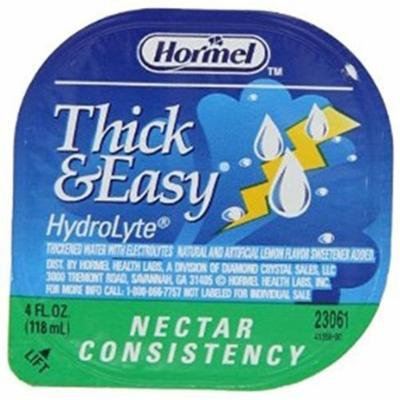 Thick & Easy Thickened Water 4 Oz, Lemon water, 24 Count 4 Pack