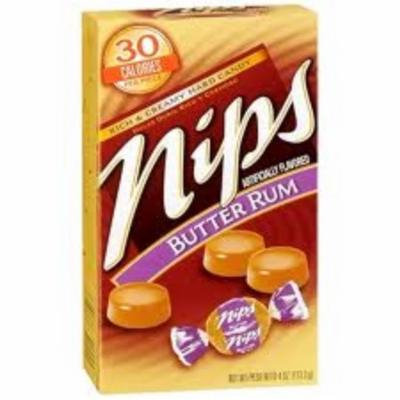 2 Pack - Nips Hard Candy Butter Rum 12 packs (4oz per pack)