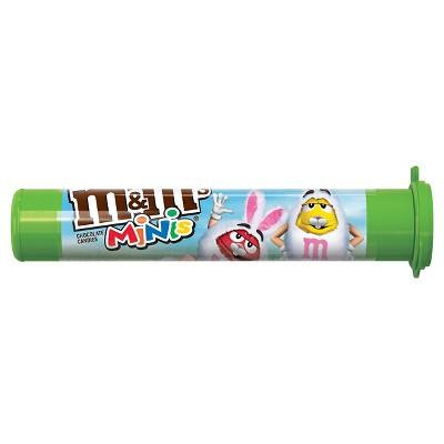 M&M'S Easter Milk Chocolate MINIS Size Candy in Tubes 1.77-Ounce Tube (1 Tube)