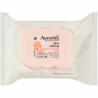 3 Pack - AVEENO Active Naturals Ultra-Calming Makeup Removing Wipes 25 ea