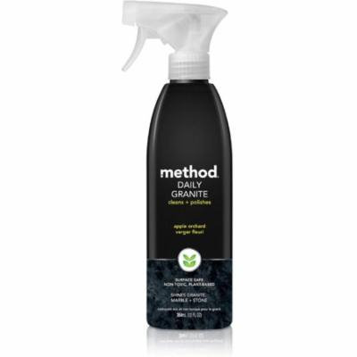 6 Pack - Method Daily Granite Clean + Polish Spray, Apple Orchard 12 oz