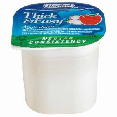 Thick & Easy Thickened Beverage 4 oz. Portion Cup Apple Ready to Use Nectar CS/24 PK/4