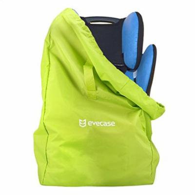 Car Seat Travel Bag, Evecase Baby Child Car Seat Carrying Travel Case Bag with Backpack Shoulder Strap - Green
