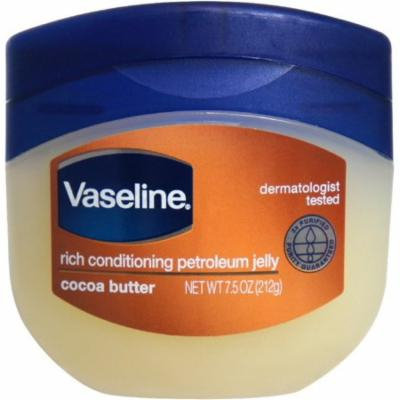 3 Pack - Vaseline Rich Conditioning Petroleum Jelly Cocoa Butter 7.5 oz