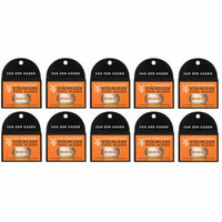 Van Der Hagen Stainless Steel Double Edge Razor Blades 5 Blades (Pack of 10) + LA Cross Blemish Remover 74851