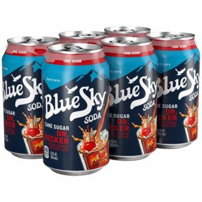 Blue Sky® Cane Sugar Dr. Becker Soda 6-12 fl. oz. Cans