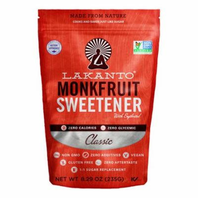 Lakanto Monkfruit Sweetener Classic -- 8.29 oz pack of 12