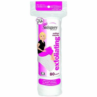 3 Pack - Swisspers Premium Exfoliating Cotton Rounds 80 ea