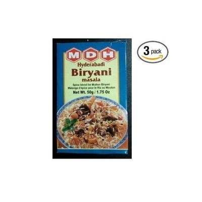 MDH hyderabadi Biryani masala (1.75 oz) (Pack of 3)