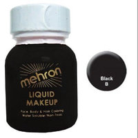Mehron Liquid Face Paint Makeup - Black (1 oz)