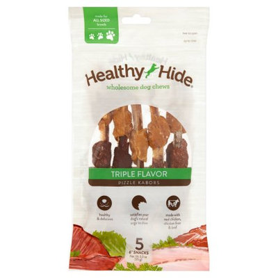 United Pet Group, A Division Of Spectrum Brands, Inc. Healthy Hide Triple Flavor Pizzle Kabob, 5ct