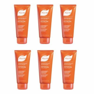 Phytoplage Shampooing Gel, Moisturizing Hair & Body Wash, 6.5 Oz (Pack of 6) + Curad Dazzle Bandages 25 Ct.