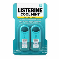 Listerine Pocket Mist Oral Care Mist, Cool Mint - 2 Ea, 2 Pack