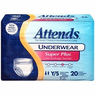 Attends Super Plus Absorbency Pull-On Protective Underwear Small, 22 -34 , Case of 80 - 2 Pack