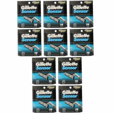 Gillette Sensor Refill Blade Cartridges, 10 Ct. (Pack of 10) + Curad Dazzle Bandages 25 Ct.
