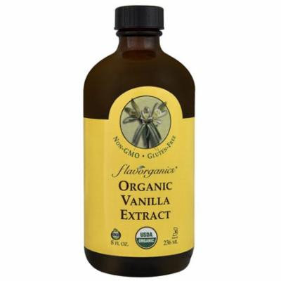 Flavorganics Organic Vanilla Extract -- 8 fl oz pack of 3