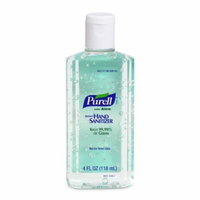 Hand Sanitizer with Aloe Purell 4 oz. Alcohol (Ethyl) Gel Bottle Case of 24 - 8 Pack