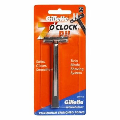 Gillette 7 O'Clock PII Trac II Razor + LA Cross Tweezers 71817