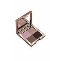 Gallany Cosmetics Eye Shadow Quad Palette, Metallic Plum Eyeshadow, Cool Purple Urban Smokey Eye, Shimmering Pigments (Downtown)