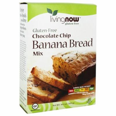 NOW Foods - Living Now Gluten-Free Chocolate Chip Banana Bread Mix - 10.2 oz(pack of 6)