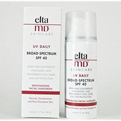 Elta MD UV Daily Broad Spectrum SPF 40, 1.7oz/48g New Mosturizes skin Sunscreen