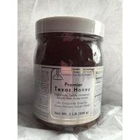 Premier Texas Honey, 2 lbs - Unfiltered, Unpasteurized, Totally Raw Honey. Delicious Wildflower Honey from Texas