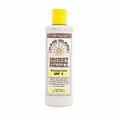 Hawaii Maui Island Secret Browning Creme SPF 5 8 oz.