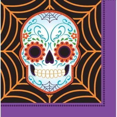Day of the Dead Lunch Napkins , 4PK