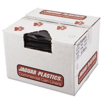 Repro Low-Density Can Liners, 2 Mil, 40 x 46, Black, 100/Carton, Sold as 1 Carton, 100 Each per Carton
