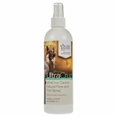 UltraCruz Dog Natural Flea and Tick Spray, 16 oz spray