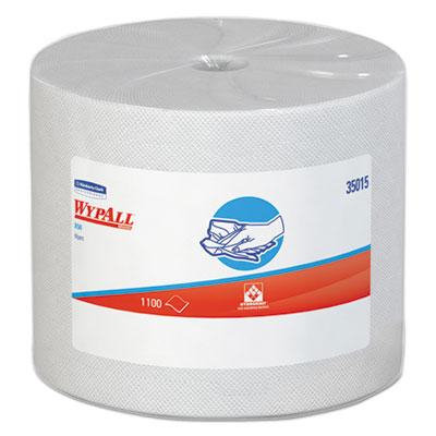 X50 Wipers, Jumbo Roll, 9 4/5 x 13 2/5, White, 1100/Roll, Sold as 1 Roll