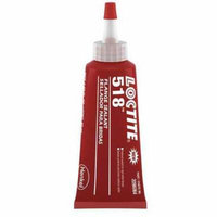 Gasket Sealant,50mL,Red,Paste Loctite 518 Flange Sealant