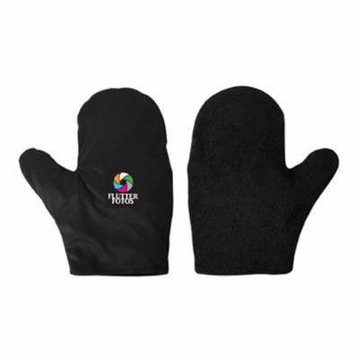 Debco CP8919 Smart Grab Microfiber Cleaning Mitt - All Black - 12 Pack