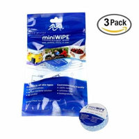 6 Pcs Mini Compressed Cotton PopUp Cleaning Wipes - Biodegradable 12