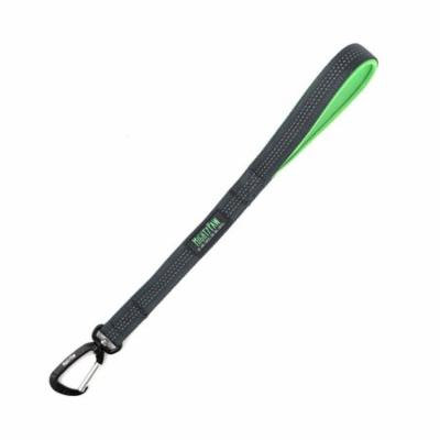 Mighty Paw Short Leash, Traffic Handle Dog Leash, Dog Lead with Padded Handle (18 in, Grey)