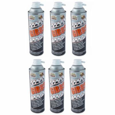 Gibbs Brand Lubricant 12 oz Spray Can, Set of 6