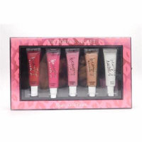 Victoria's Secret Beauty Rush Flavored Lip Gloss 5 Pc Set: Cherry Bomb, Love Berry, Candy baby, Mocktail Hour & Minty Kiss .46 oz Each