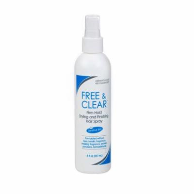 Free And Clear Hair Spray, Firm Hold - 8 Oz