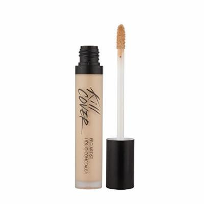 Clio Kill Cover Pro Artist Liquid Concealer, Pencil Brightener & Pencil Concealer 4 Piece Set with Sharpener Tool, 002 BP_Lingerie