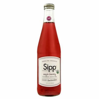 Sipp Sparkling Organics Eco Beverage Mojo Berry -- 12 fl oz pack of 2