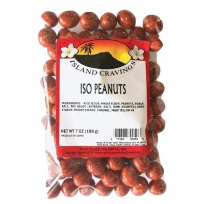 Island Cravings Hawaii Red Iso Peanuts 7 ounce bag